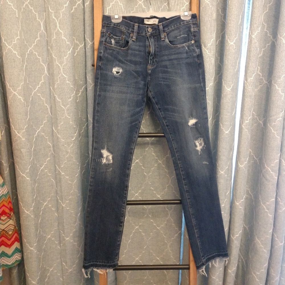 👖GAP MENS DESTRUCTED SKINNY JEANS 28/30